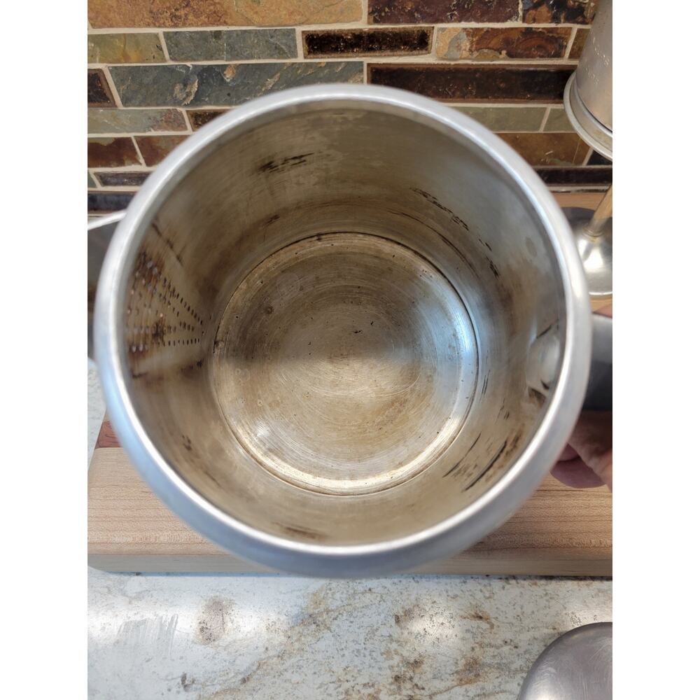Vintage Mirro Aluminum Stovetop Coffee Percolator Pot Camping Kitchen 4-7 Cups - Picture 3 of 5
